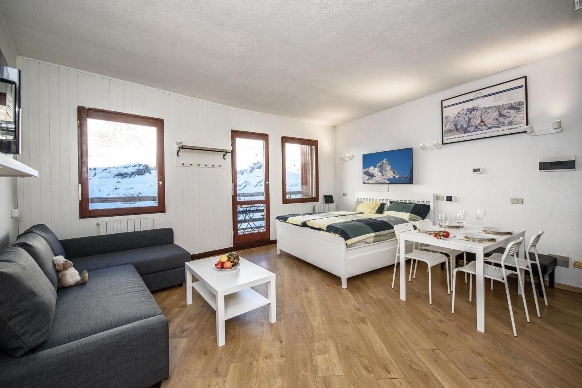 Erikzang - Cervinia Ski In Ski Out Apartments Брей-Червиния Экстерьер фото